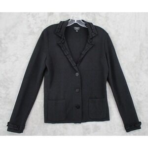 Talbots Sweater Womens Small Cardigan Merino Wool Career Minimalist Casual Knit